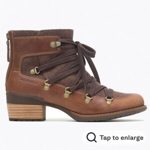 Merrell Women's Shiloh Heeled Leather Boots